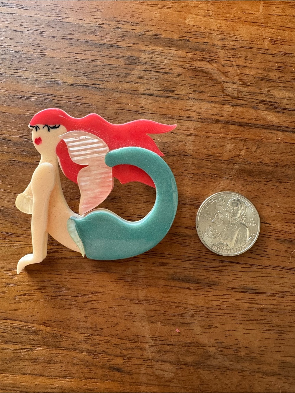 Erstwilder Red Haired Mermaid Brooch
